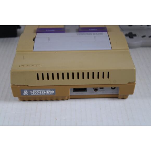 Super Nintendo SNES System Console SNES-001, 2 controllers, 4 games, tested - Picture 13 of 16